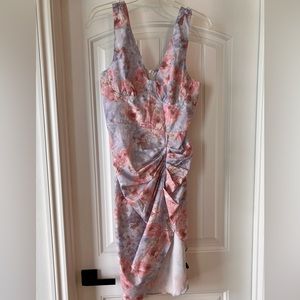 Cider Floral Dress - pink & purple